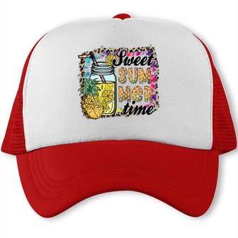 Sweet Summer Time For You Retro Summer Beach Trucker Cap - Seseable