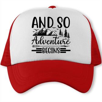 Travel Lover Likes Exploring And So Adventure Begining Trucker Cap - Seseable