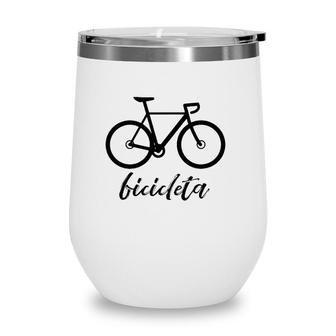 Bicicleta Bicycle Portuguese Sport T Wine Tumbler | Mazezy