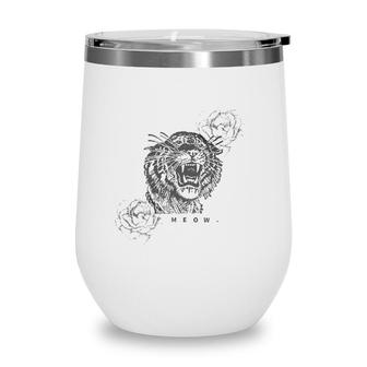 Cat Freely Vivid Creations Mens Womens Youth Wine Tumbler | Mazezy