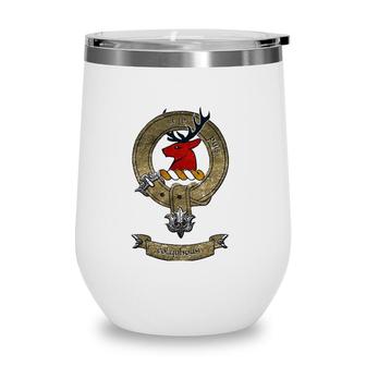 Clan Colquhoun Scottish Pride Family Coat Of Arms Wine Tumbler | Mazezy