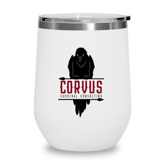 Corvus Survival Consulting Arrow Wine Tumbler | Mazezy