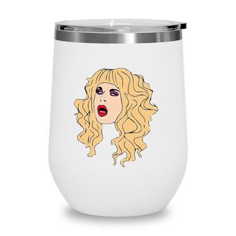Drag Queen Race Queen Wine Tumbler | Mazezy