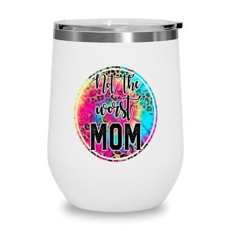 Honestly I_M Not The Worst Mom Vintage Mothers Day Wine Tumbler - Seseable