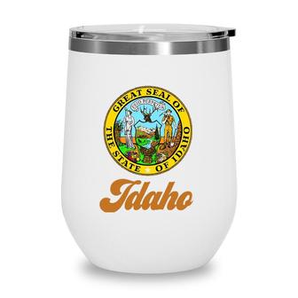Idaho State Home I Love Idaho Tee Gem State Wine Tumbler | Mazezy