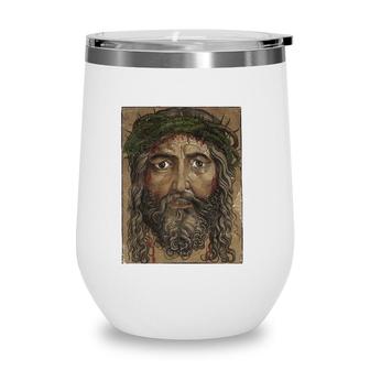Jesus Face Jesus Christ Catholic Church Wine Tumbler | Mazezy