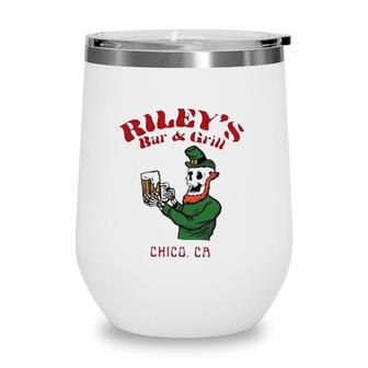 Rileys Bar And Grill Chico Ca Wine Tumbler | Mazezy