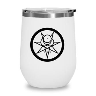 Thelema Mark Of The Beast Crowley 666 Occult Esoteric Magick Wine Tumbler