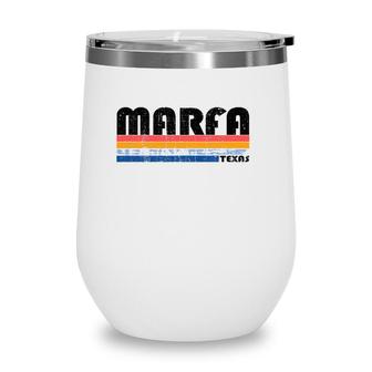 Vintage 70S 80S Style Marfa Texas Wine Tumbler | Mazezy