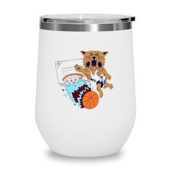 Wcats Dunk Basketball Funny T Wine Tumbler | Mazezy