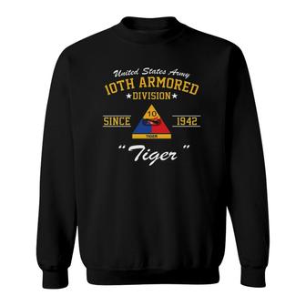 10Th Armored Division Tiger Gift Sweatshirt | Mazezy
