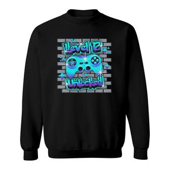 12 Years Old 12Th Video Gamer Gaming Birthday Party Boys Girl Sweatshirt - Seseable