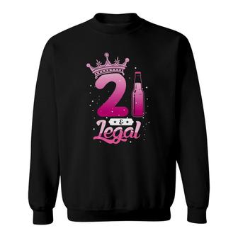 21 Years Old Birthday Outfit For Women Sweatshirt - Seseable