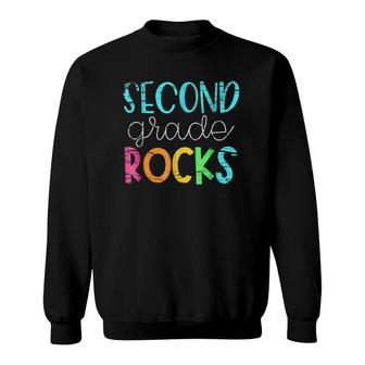 2Nd Teacher Team - Second Grade Rocks Sweatshirt | Mazezy