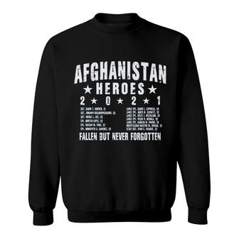 Afghanistan Heroes Fallen But Never Forgotten 2022 Trend Sweatshirt - Seseable