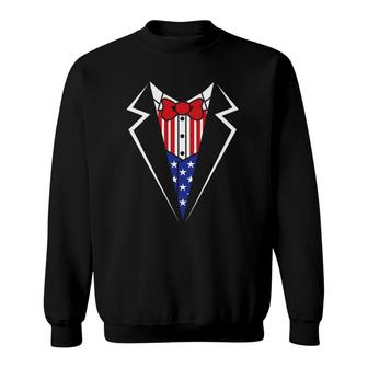 American Tuxedo Funny 4Th Of July Independence Day Gift Sweatshirt - Seseable