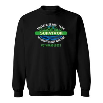 Another School Year Survivor The Longest 5Th Grade Teacher Sweatshirt - Seseable