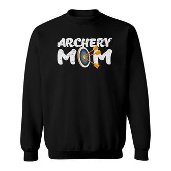 Archery Mom Archer Arrow Bow Target Funnygift Sweatshirt - Thegiftio UK