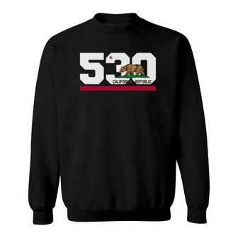 Area Code 530 - Lake Tahoe California Sweatshirt | Mazezy