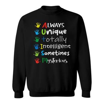 Autism Mom Autism Awareness Autistic Boys Girls Mothers Day Sweatshirt - Seseable