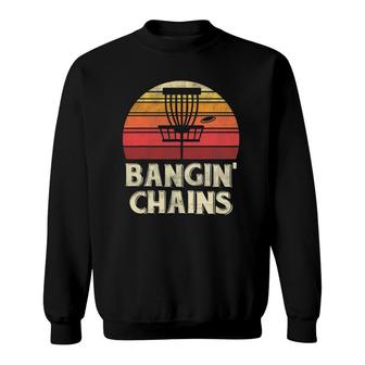 Bangin Chains Retro Disc Golf Sweatshirt | Mazezy