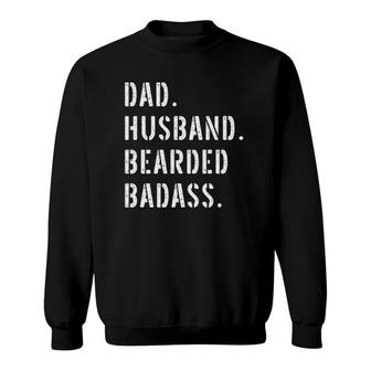 Beard Bearded Dad Gifts From Daughter Son Wife Sweatshirt - Seseable