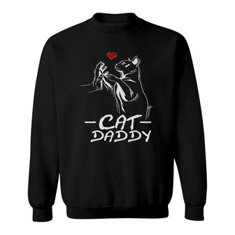 Best Cat Dad Ever Daddy Funny Cat Daddy Fathers Day Gift Sweatshirt - Seseable