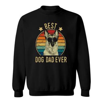 Best Dog Dad Ever Belgian Malinois Fathers Day Gift Sweatshirt - Seseable
