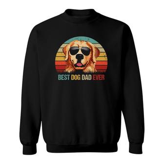 Best Dog Dad Ever Golden Retrieverfathers Day Sweatshirt - Seseable