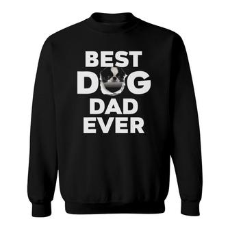 Best Dog Dad Ever Japanese Chin Lovers Sweatshirt - Seseable