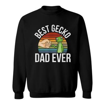 Best Gecko Dad Ever - Pet Lizard Gecko Lover Sweatshirt - Seseable
