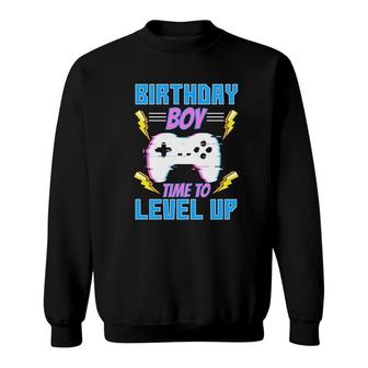 Birthday Boy Controller Birthday Boy Matching Video Gamer Sweatshirt - Seseable