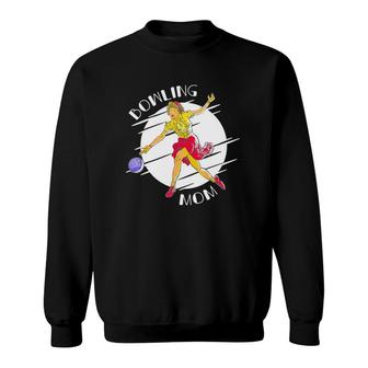 Bowling Mom Mother’S Day 2022 Pin-Up Mama Bowling Player Sweatshirt | Mazezy