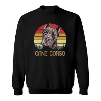 Cane Corso Retro Vintage - Cane Corso Gift Sweatshirt | Mazezy