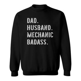 Car Mechanic Dad Gifts From Daughter Son Wife Sweatshirt - Seseable