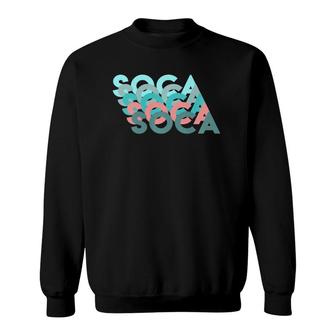 Caribbean Soca Wave Soca 2022 Sweatshirt | Mazezy