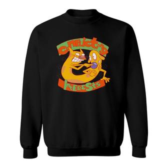 Cat And Dog Conflicting Interests Catdog Lover Gift Sweatshirt | Mazezy