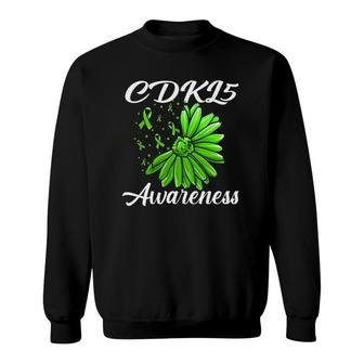 Cdkl5 Awareness Epileptic Encephalopathy Related Lime Green Sweatshirt | Mazezy