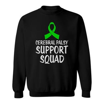 Cerebral Palsy Fight Cerebral Palsy Awareness Support Squad Sweatshirt - Seseable