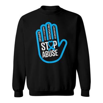 Child Abuse - April Is Child Abuse Prevention Month Sweatshirt - Seseable