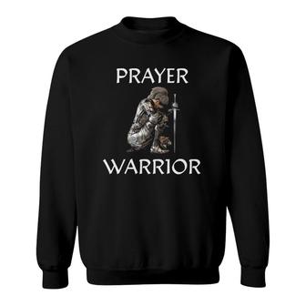 Christian Bible Verse Religious Gifts Women Prayer Warrior Sweatshirt - Seseable