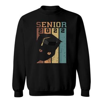 Class Of 2022 Graduation Cat Seniors Grad Sweatshirt - Seseable