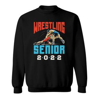 Class Of 2022 Wrestling Senior Graduation Graduate Grad Sweatshirt - Seseable