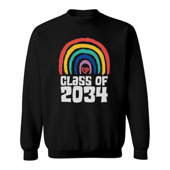 Class Of 2034 Grow With Me School Teacher Student Gift Sweatshirt - Seseable