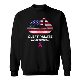 Cleft Palate Lip Choice Cleft Strong Awareness Sweatshirt - Seseable