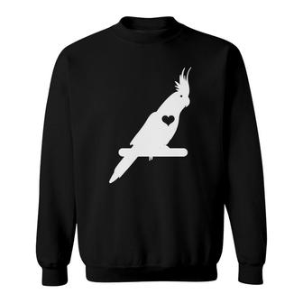 Cockatiel Cockatoo Lutino Parrot Weiro Bird Tiel Quarrion Sweatshirt | Mazezy