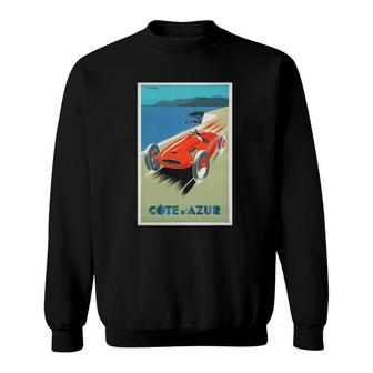 Cote D Azure Car Racing Lover Gift Sweatshirt - Thegiftio UK