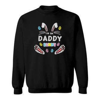 Daddy Bunny Rabbit Easter Family Match Men Toddler Sweatshirt | Mazezy