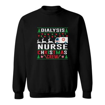 Dialysis Nurse Christmas Crew Nurse Graphics New 2022 Sweatshirt - Seseable