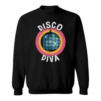 Disco Diva Great Ball 80S 90S Styles Vintage Sweatshirt - Seseable
